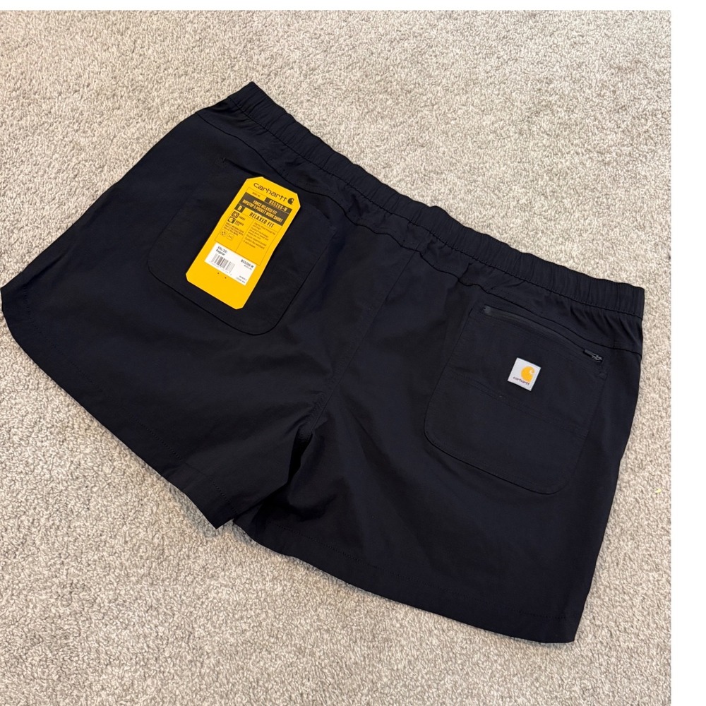 Carhartt Force Relaxed Fit Ripstop 5-Pocket Work Shorts Black BS5266-W XXL 20
